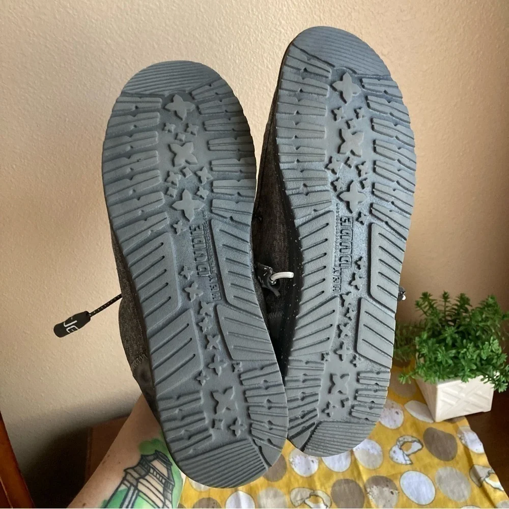 Hey Dude Raven gray tie dye Men’s shoes size 11